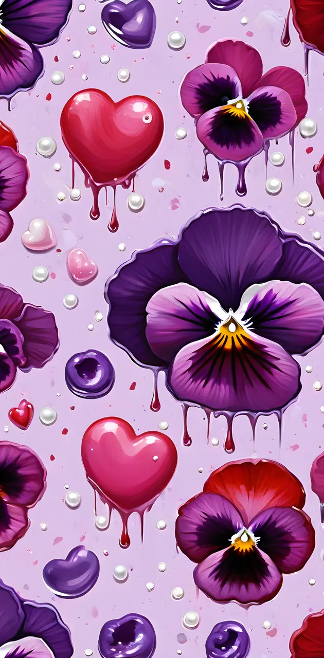 Perfect Purple Pansies