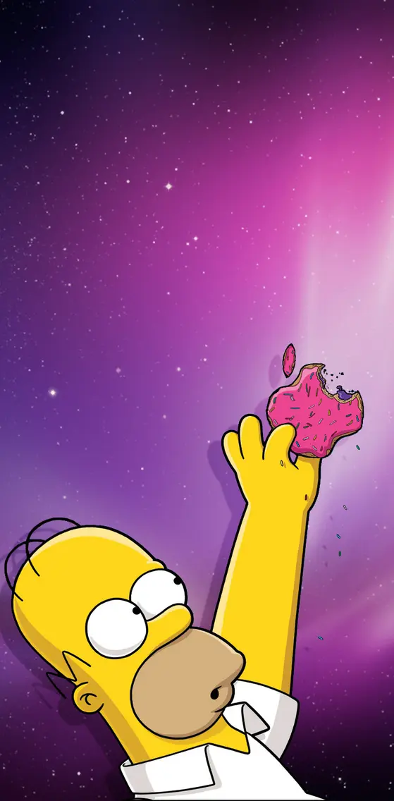 Apple logo and Homer