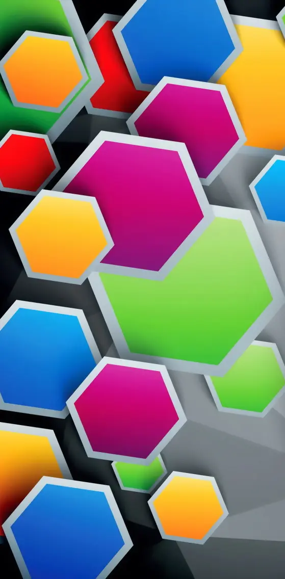 Colored Hexagons