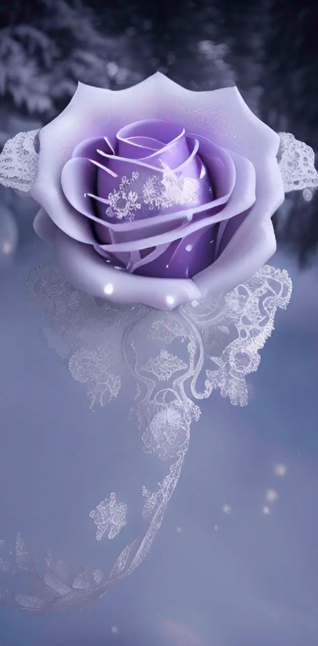 Purple Lace Rose