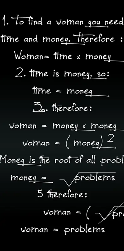 woman and money