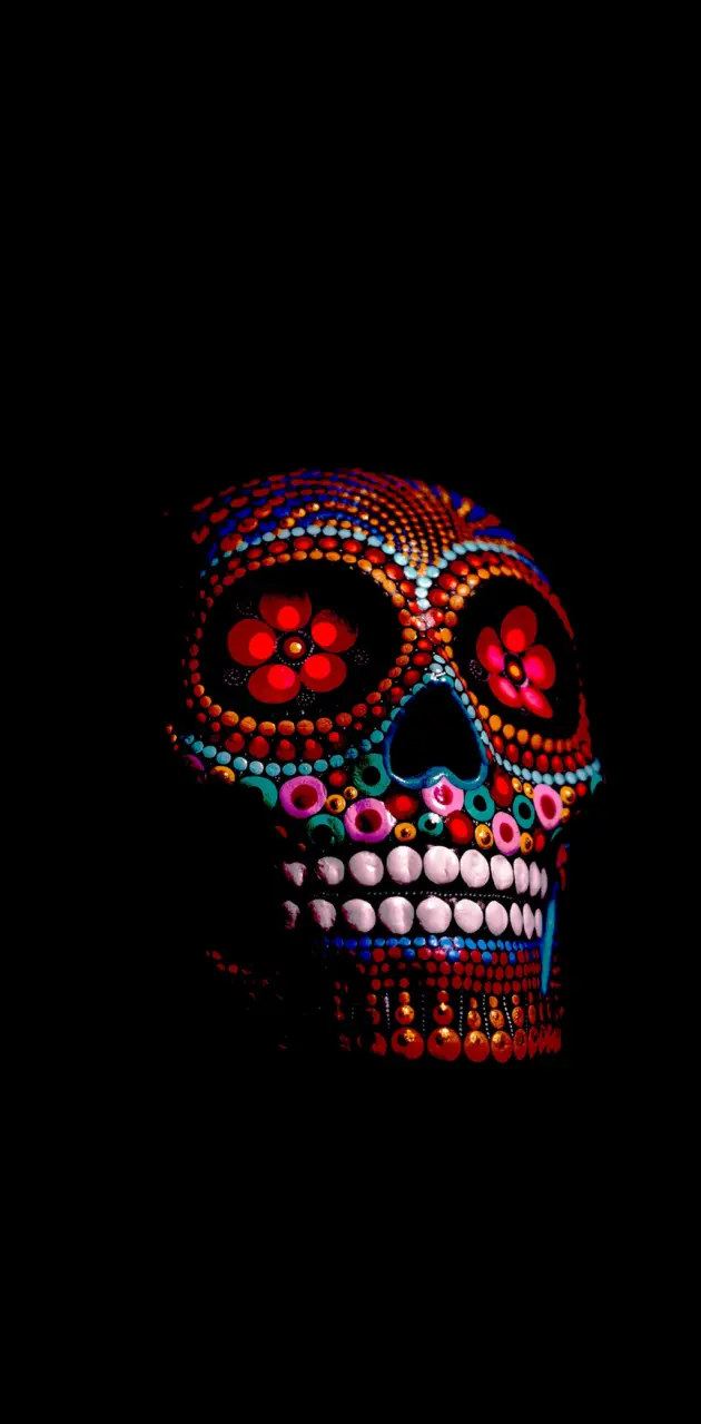 Multi color skull