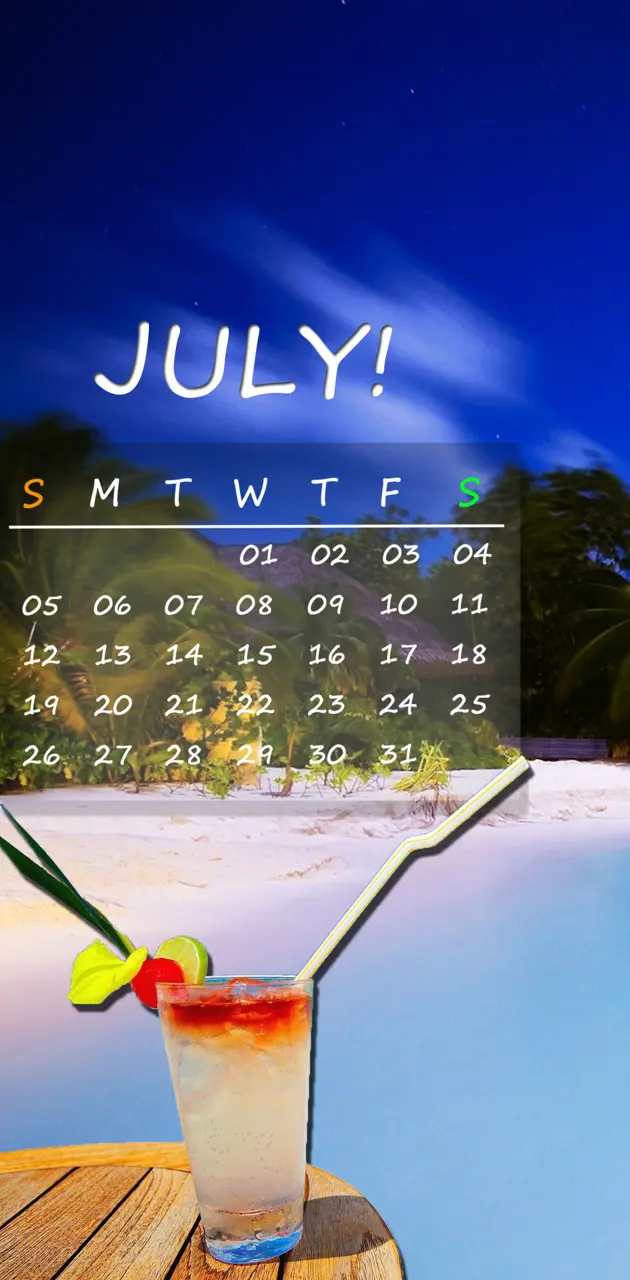 2015 July Calendar