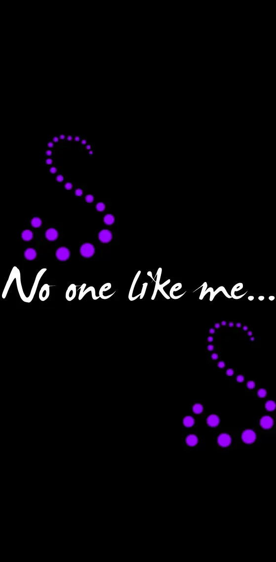 No One Like Me