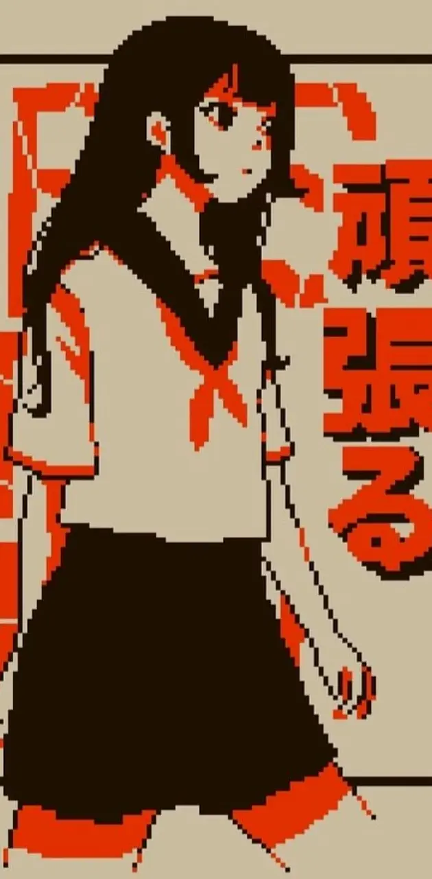 Anime Girl Pixel