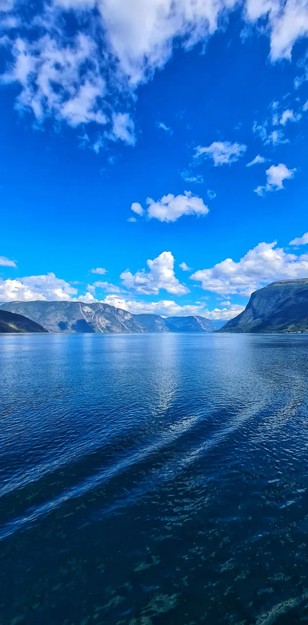 Norway fjord view