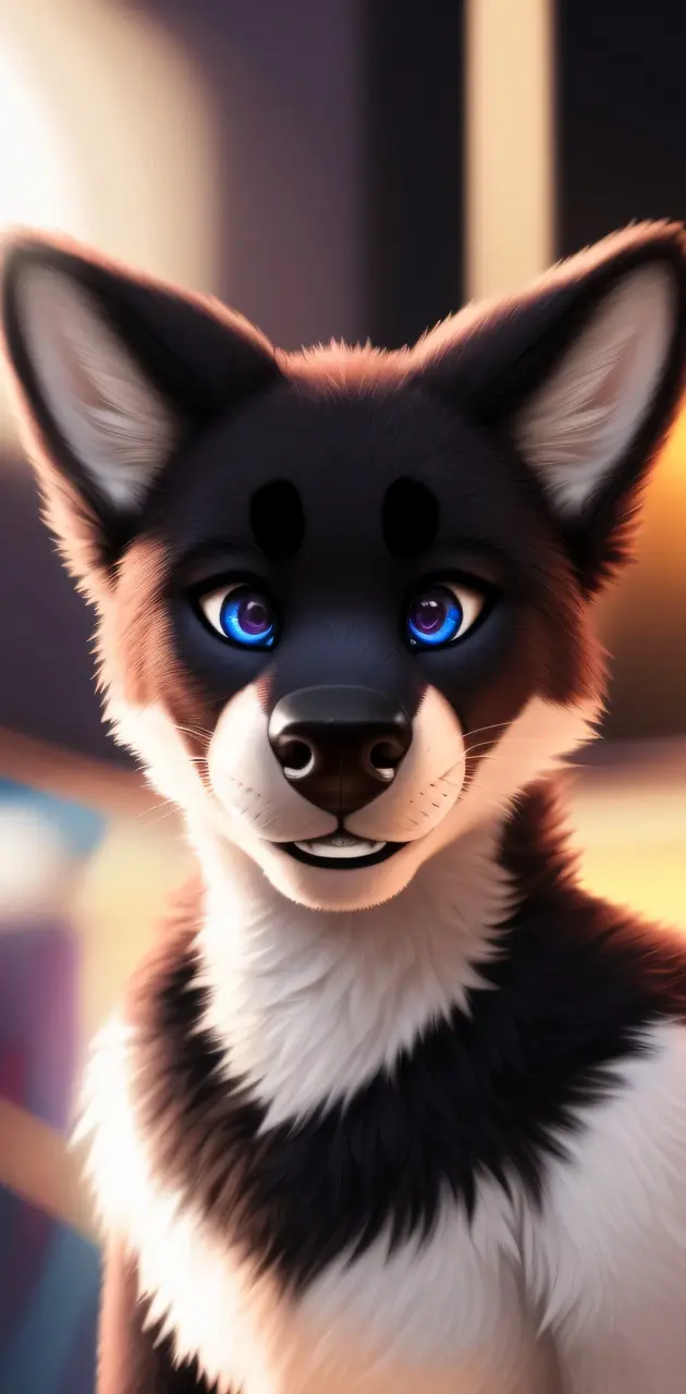 Fox with the Blue Eyes
