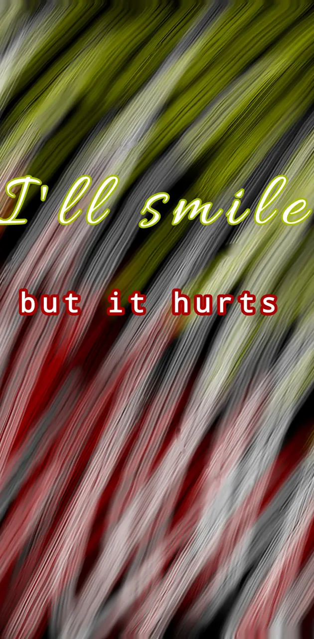 Painful smiles
