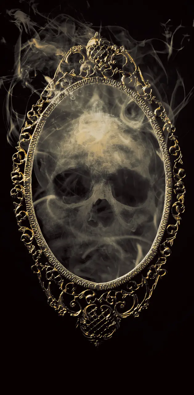 Skull mirror