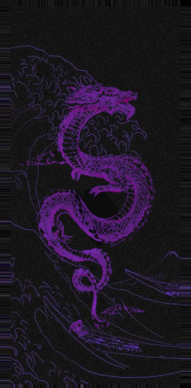 Dragón purple