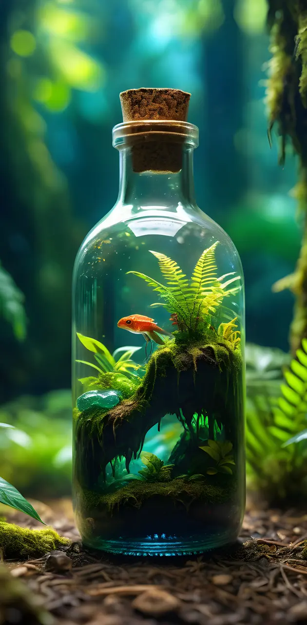 forest in a bottle