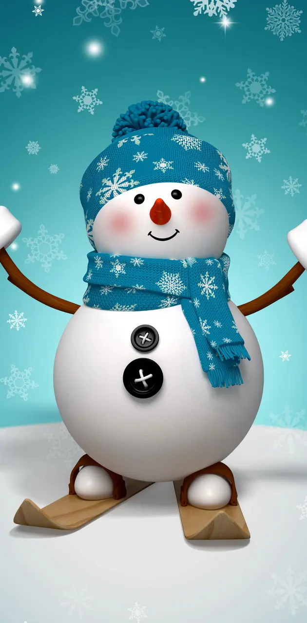 Snowman wallpaper by _MARIKA_ - Download on ZEDGE™ | 8a46
