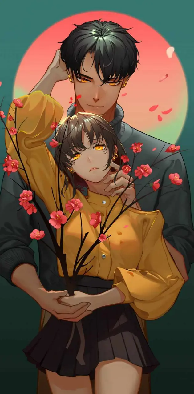 Anime couple love