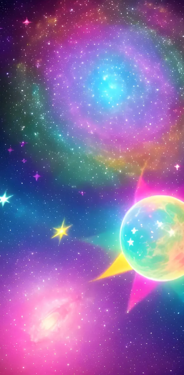 Colorful Space Beauty