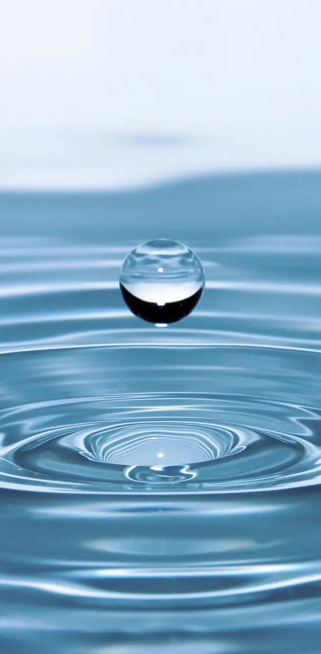 water drop circle