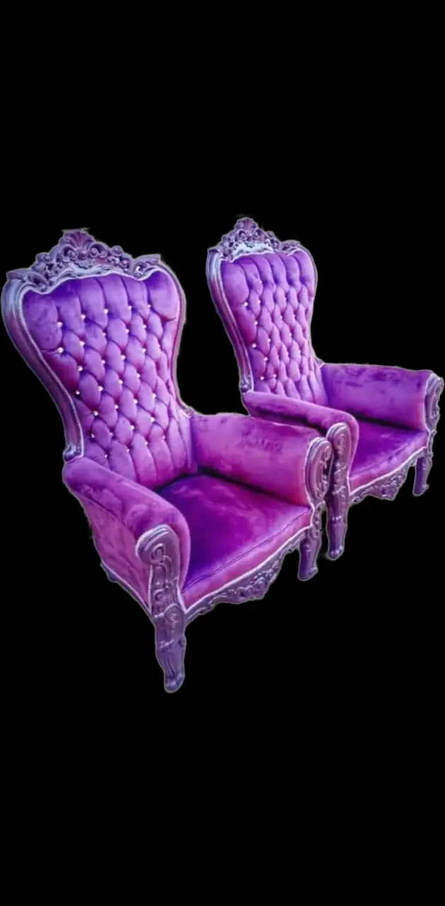 Royal Purple Chairs