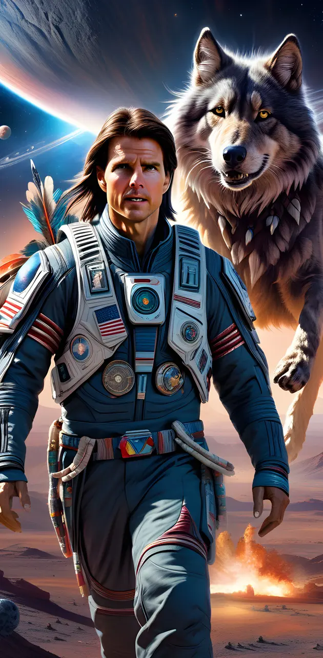 Tom Cruise with woolf