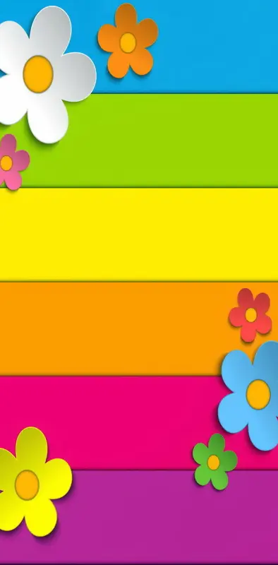 Rainbow Flowers
