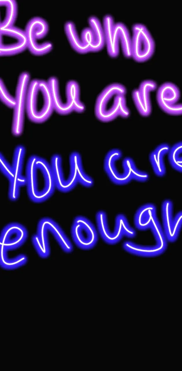 Download Love Quote Neon Purple Iphone Wallpaper