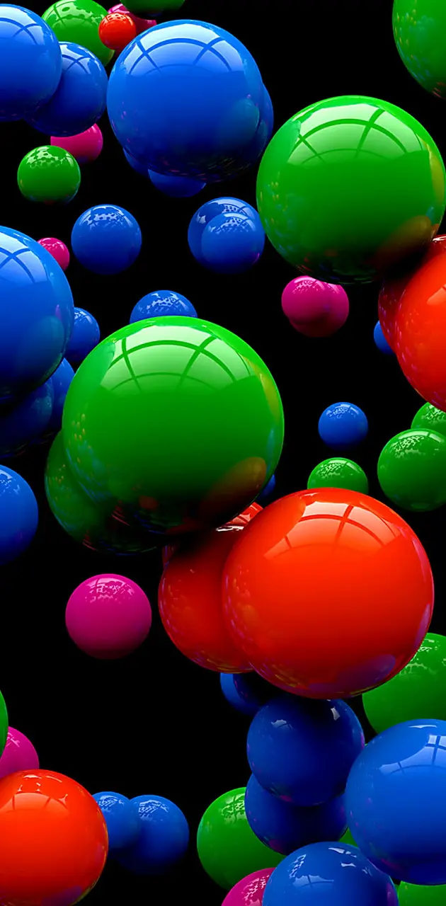 3d Colorful Balls