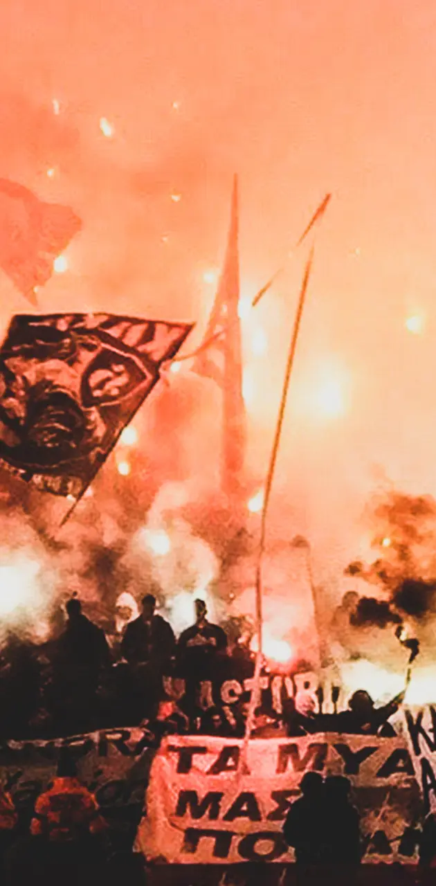 PAOK Gate 4 Pyroshow
