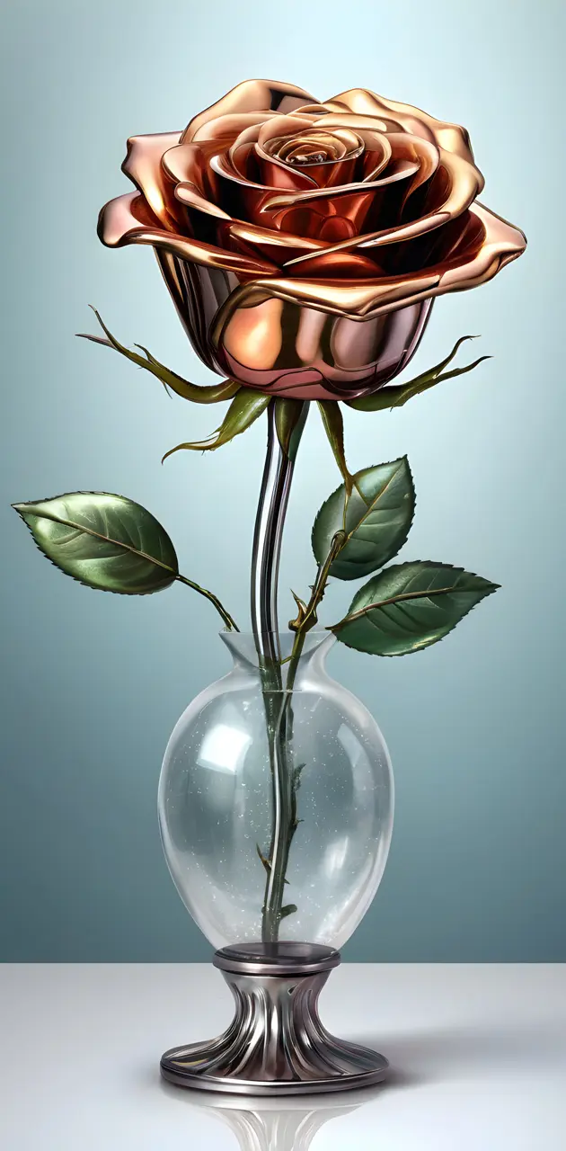 Metallic rose