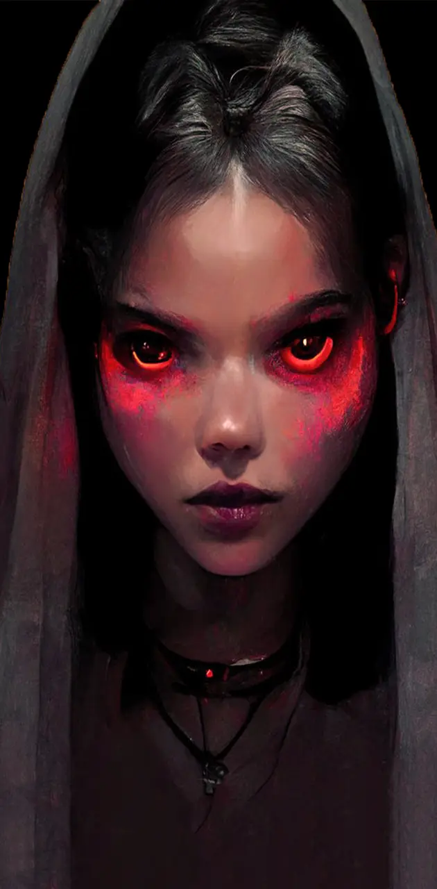 Dark demon girl