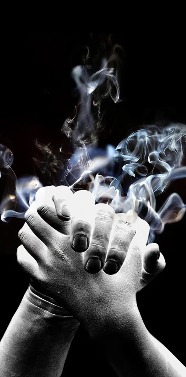 Hands and Smoke