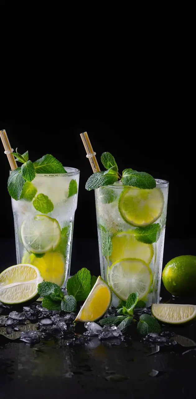 Vodka and lime