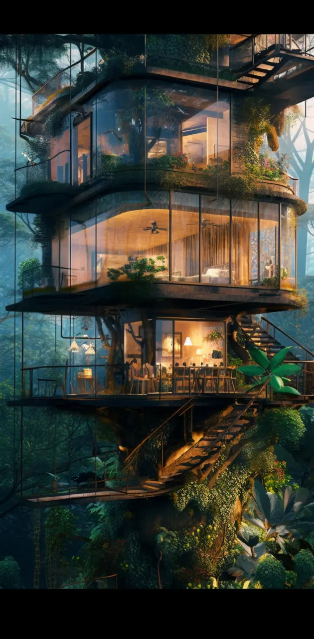 Futuristic Treehouse