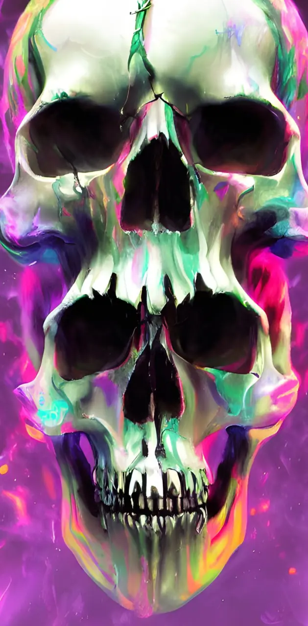 Ranbow skulls