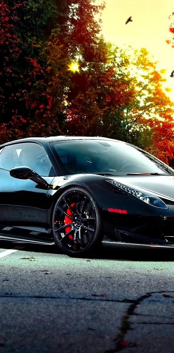 Black Ferrari Italia