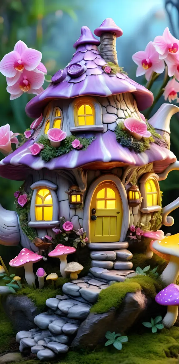fairy House teapot
