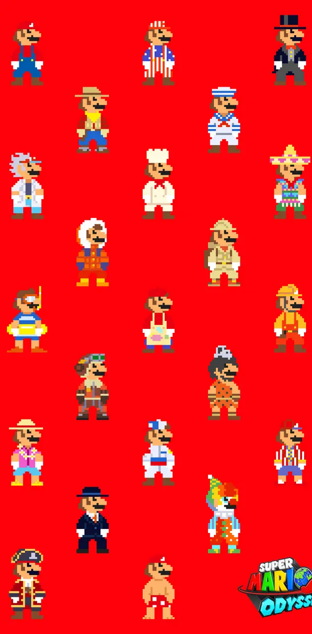 8-bit Mario Odyssey