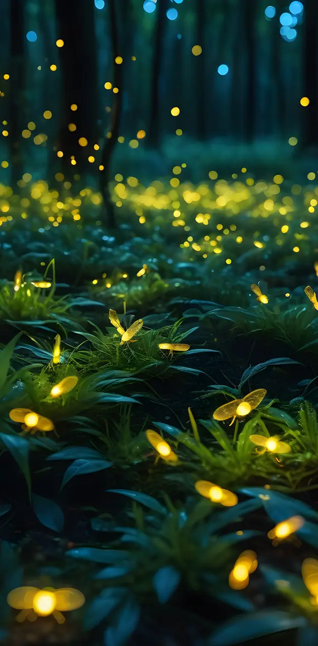 Fireflies lightning bugs
