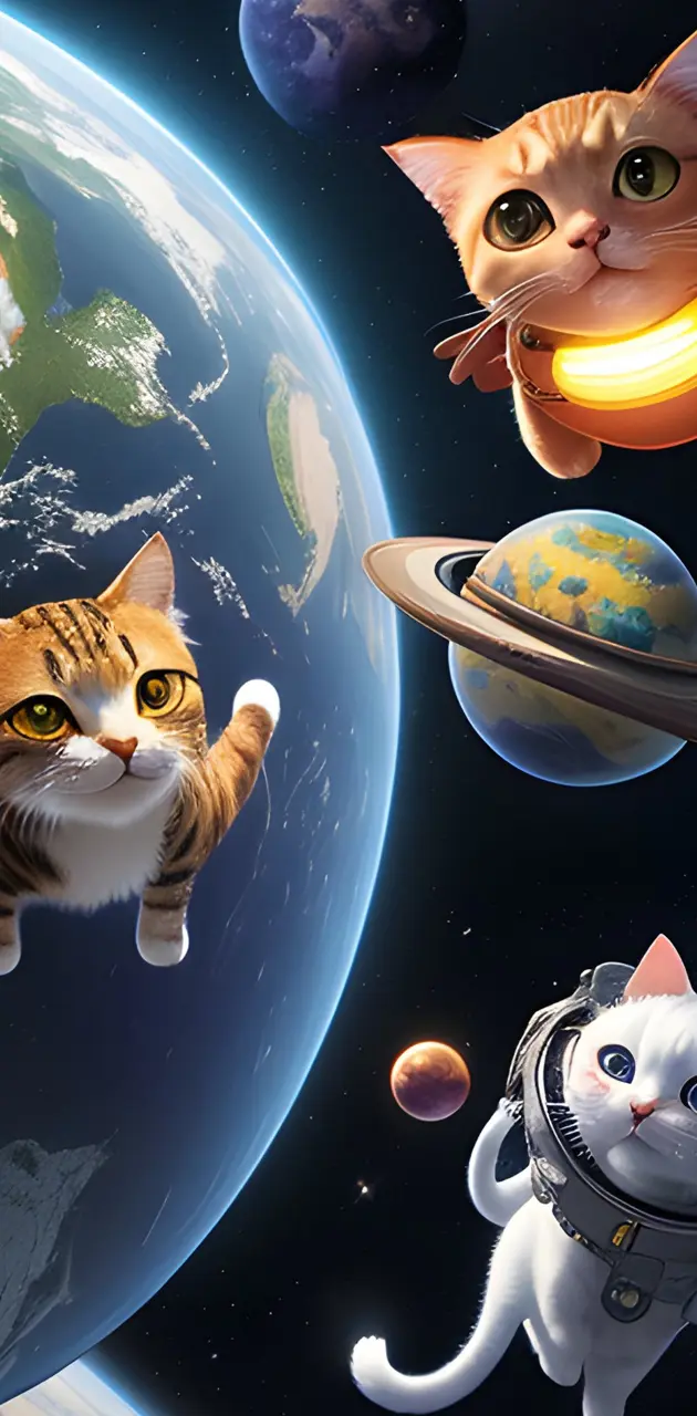 Kitties in Space