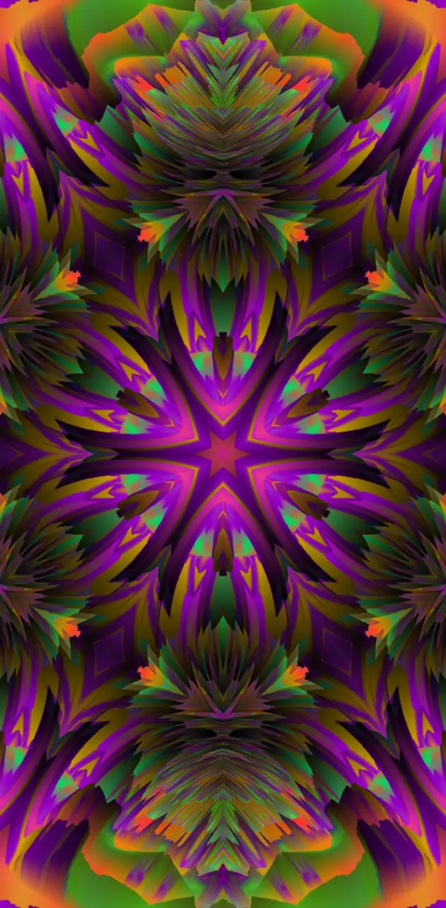 Purple kaleidoscope