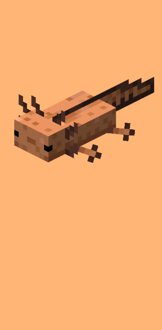 Minecraft brown axolot