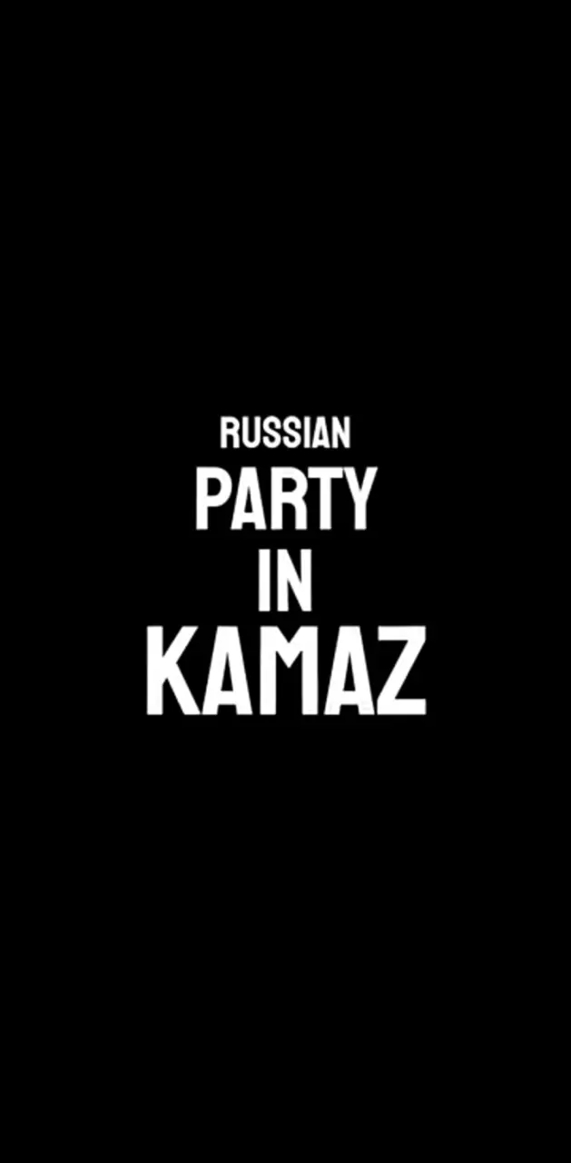 Russian party in kamaz