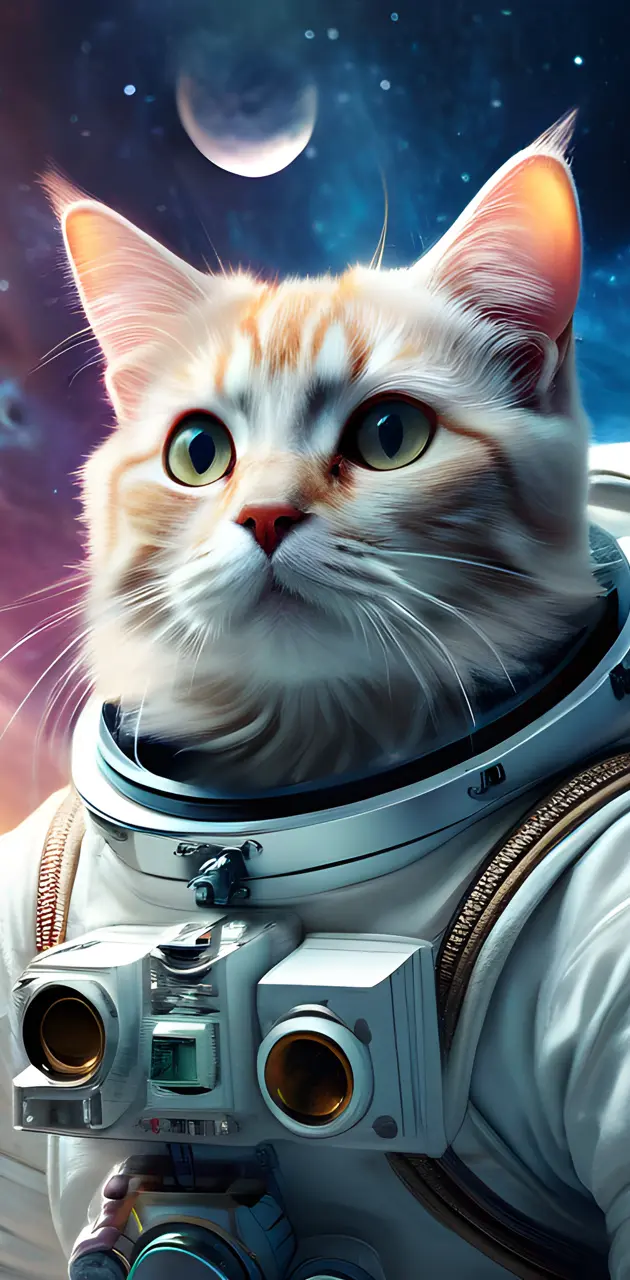 Cat Astronaut In Interestellar