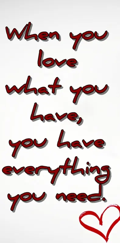 you have everything