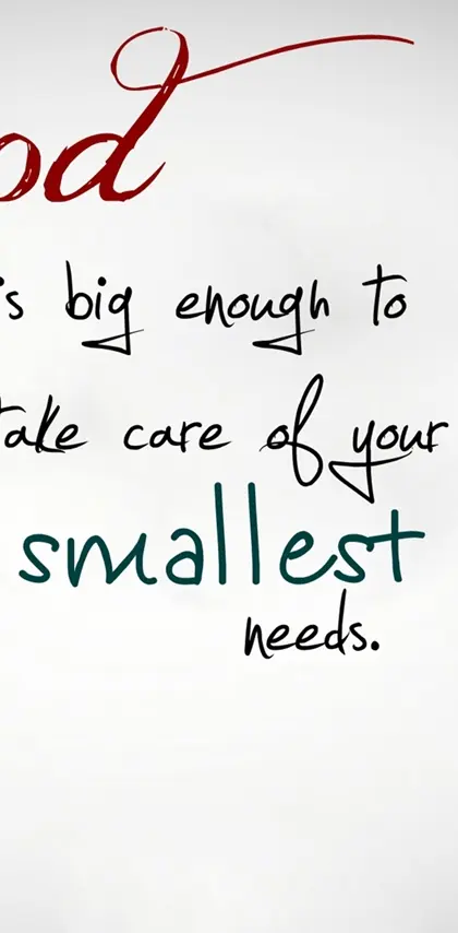 Smallest Needs