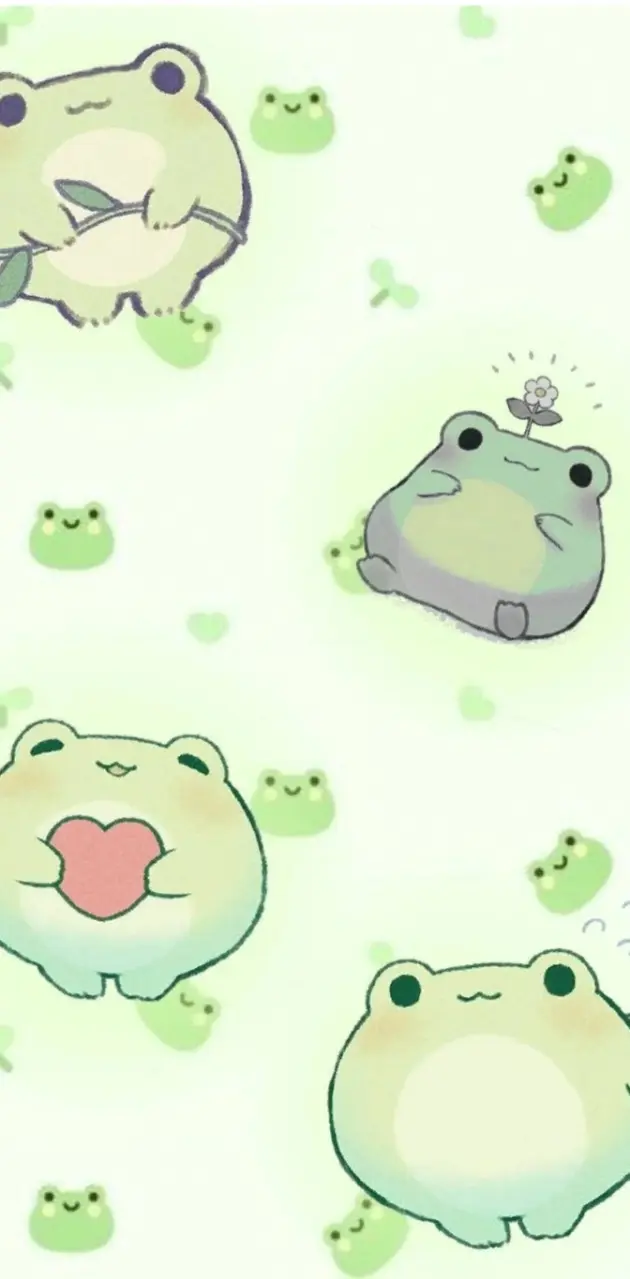 Cute Kawaii Frogs