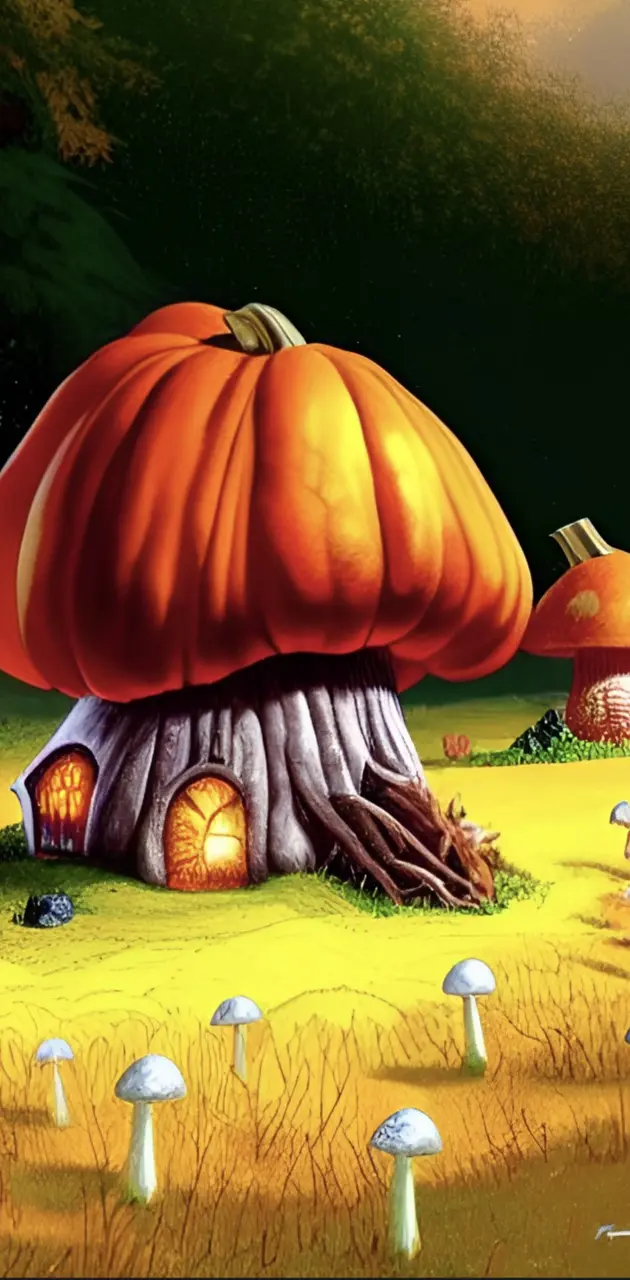 Pumpkin-Shroom House 2