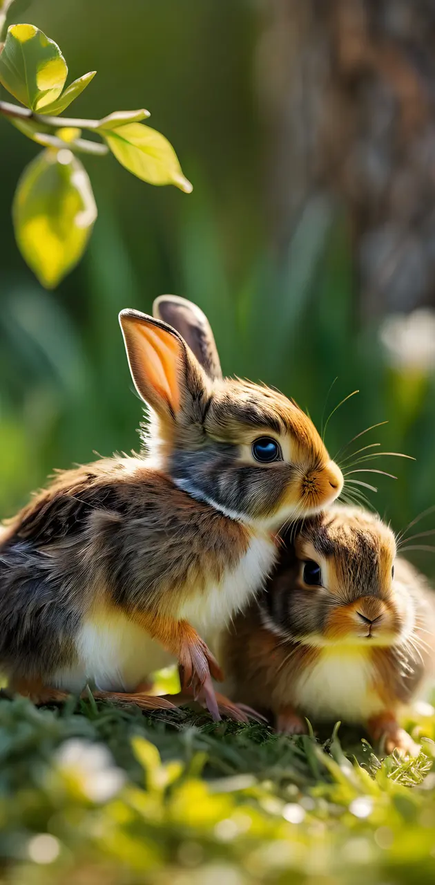 a couple of rabbits