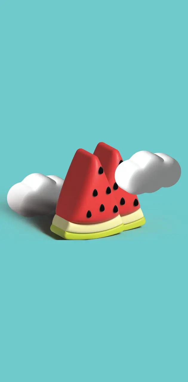3D watermelon