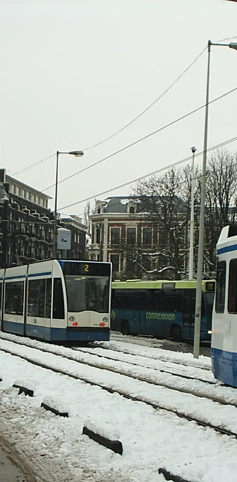 Amsterdam Con Nieve