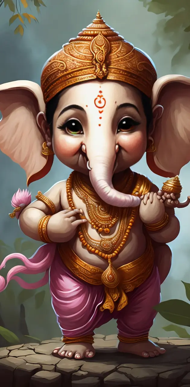 Lord cute Ganesha