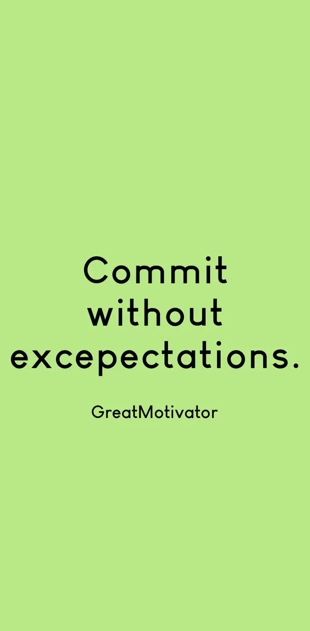 Commit or expect