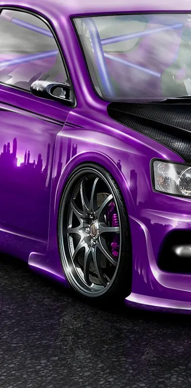 cool purple cars